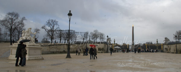 Moody sky in Paris at Valentines Panorama